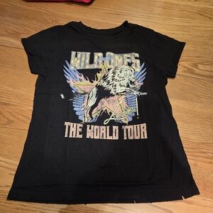 NWOT Oddpeople Collection Tee M Black The Wild Ones Live! The World Tour T Shirt